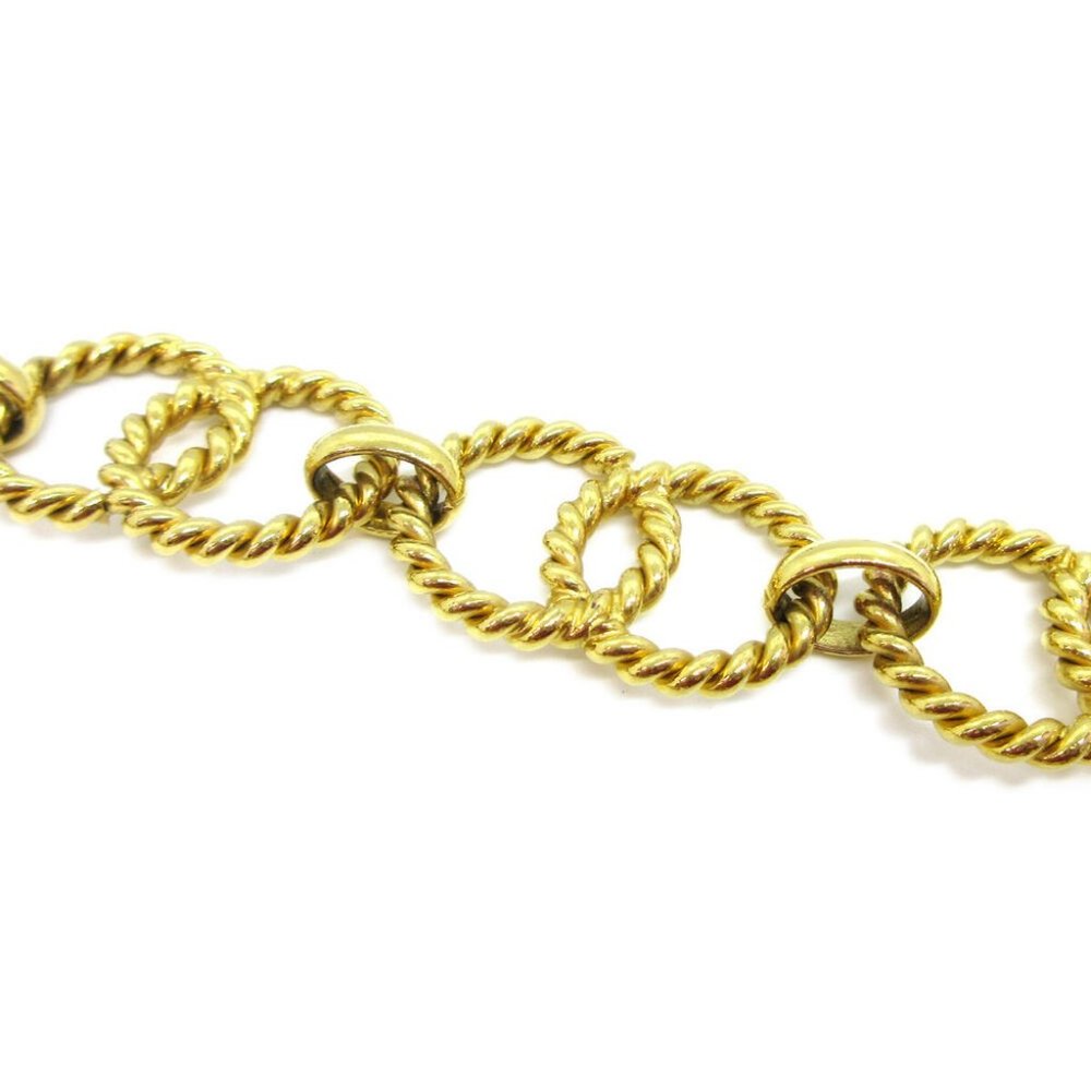 CHANEL CC Logos Medallion Charm Gold Chain Belt 25 - Picture 3 of 5